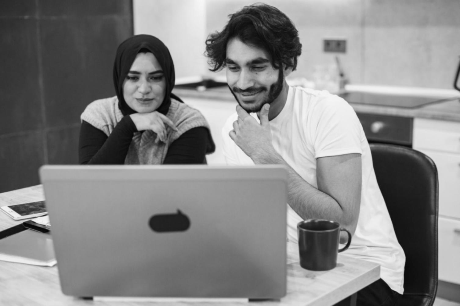 Personal finance planning session showing budget review materials